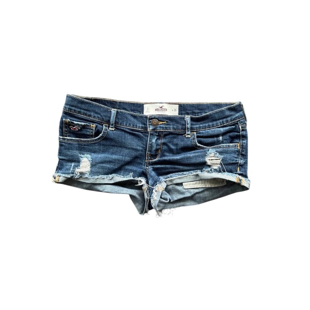 Y2K Hollister Extreme Low Rise Micro Mini Shorts size 3